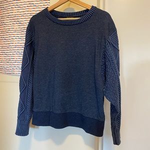 Rag & Bone half knit pullover sweater